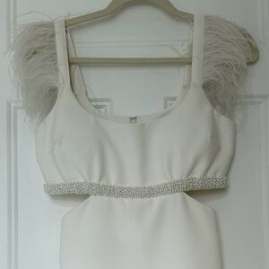 Bridal White Mini Dress